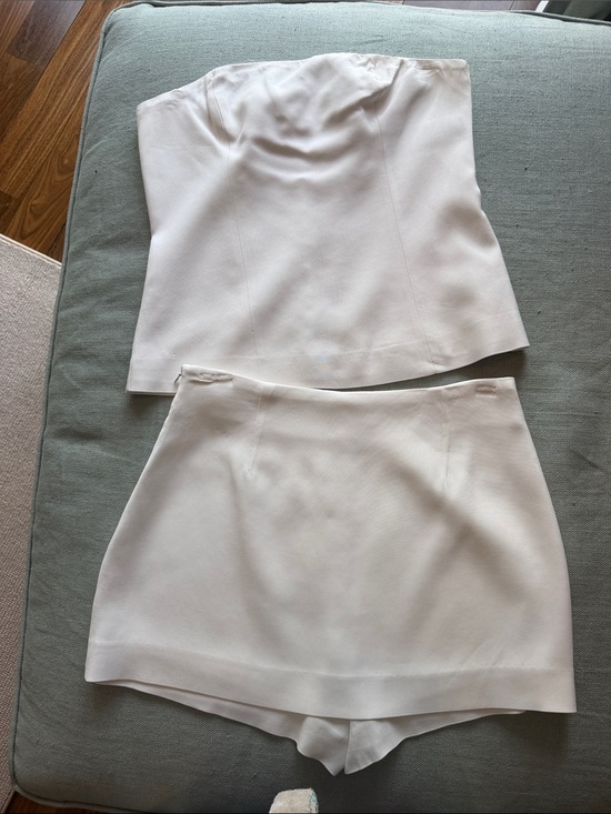 SOLID & STRIPED Dresses & Skirts - SOLID & STRIPED Cream Mini Skirt
